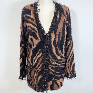 Design Options by Phillips & Jane Gordon Sweater Cardigan Size Small